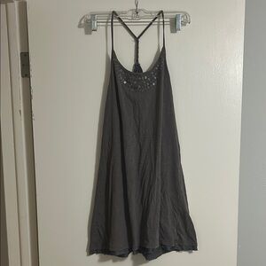 American Eagle Outfitters Gray Sequin Dress